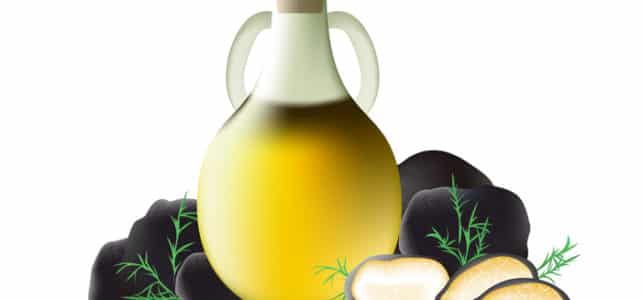 Gli ingredienti e la ricetta dell'olio tartufato