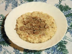 le ricette con il tartufo. Il risotto al tartufo 