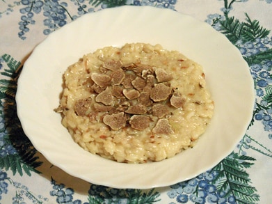 le ricette con il tartufo. Il risotto al tartufo