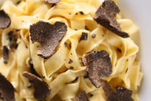 Le tagliatelle al tartufo, una vera prelibatezza